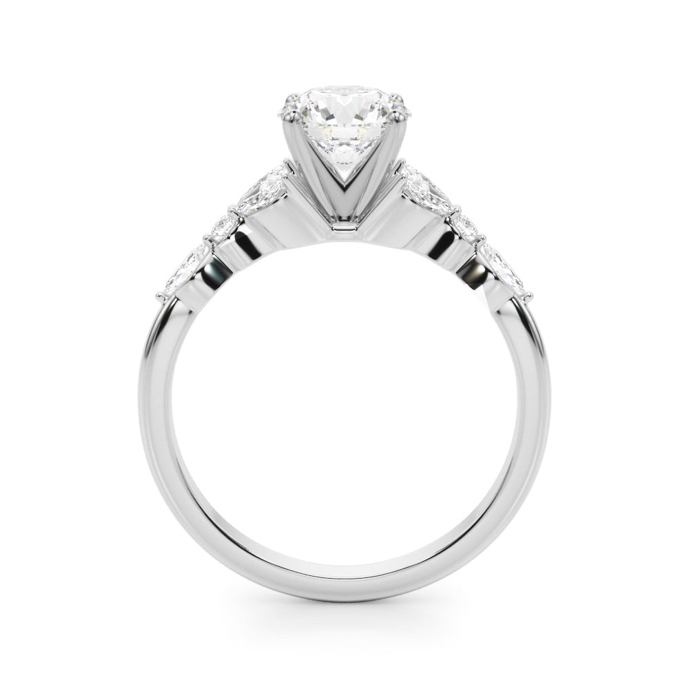Graduated Diamond Engagement Ring (3/8 ct. tw.)