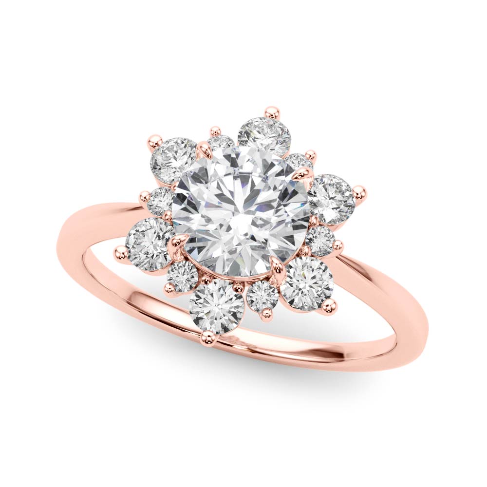 Cluster Diamond Engagement Ring (1/4 ct. tw.)