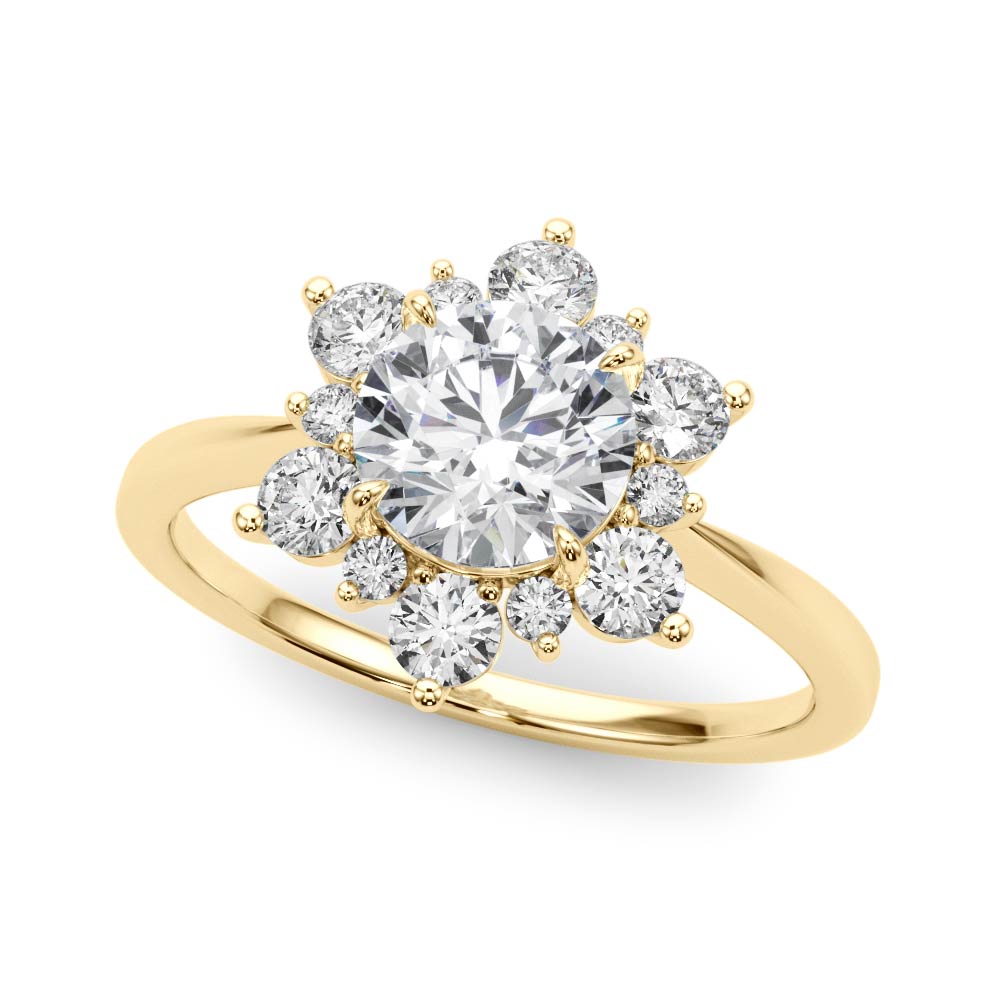 Cluster Diamond Engagement Ring (1/4 ct. tw.)