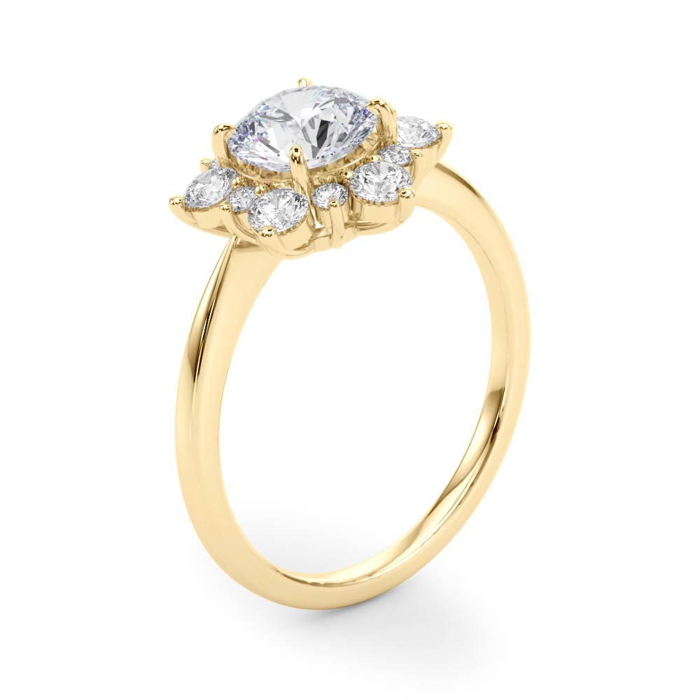 Cluster Diamond Engagement Ring (3/4 ct. tw.)