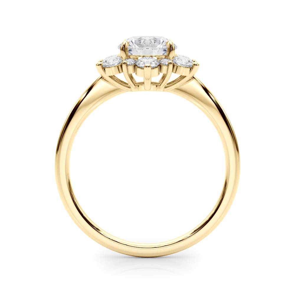 Cluster Diamond Engagement Ring (3/4 ct. tw.)