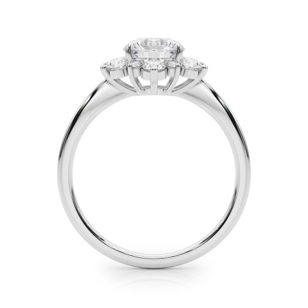 Cluster Diamond Engagement Ring (5/8 ct. tw.)