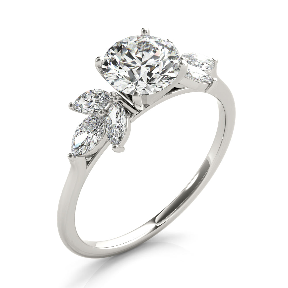 Marquise Cluster Diamond Engagement Ring (1/2 ct. tw.)