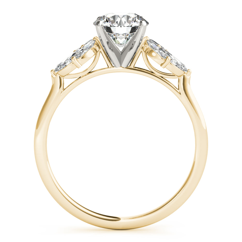 Marquise Cluster Diamond Engagement Ring (1/2 ct. tw.)