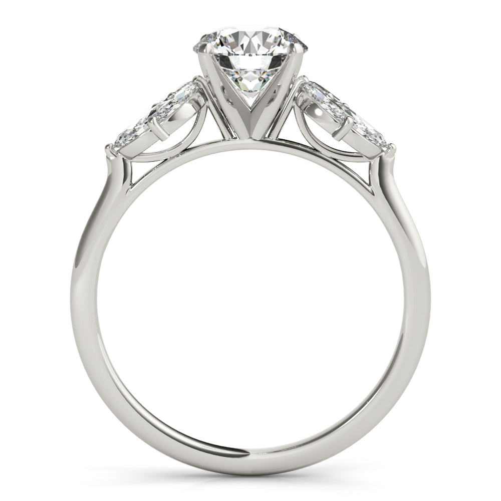 Marquise Cluster Diamond Engagement Ring (1/2 ct. tw.)