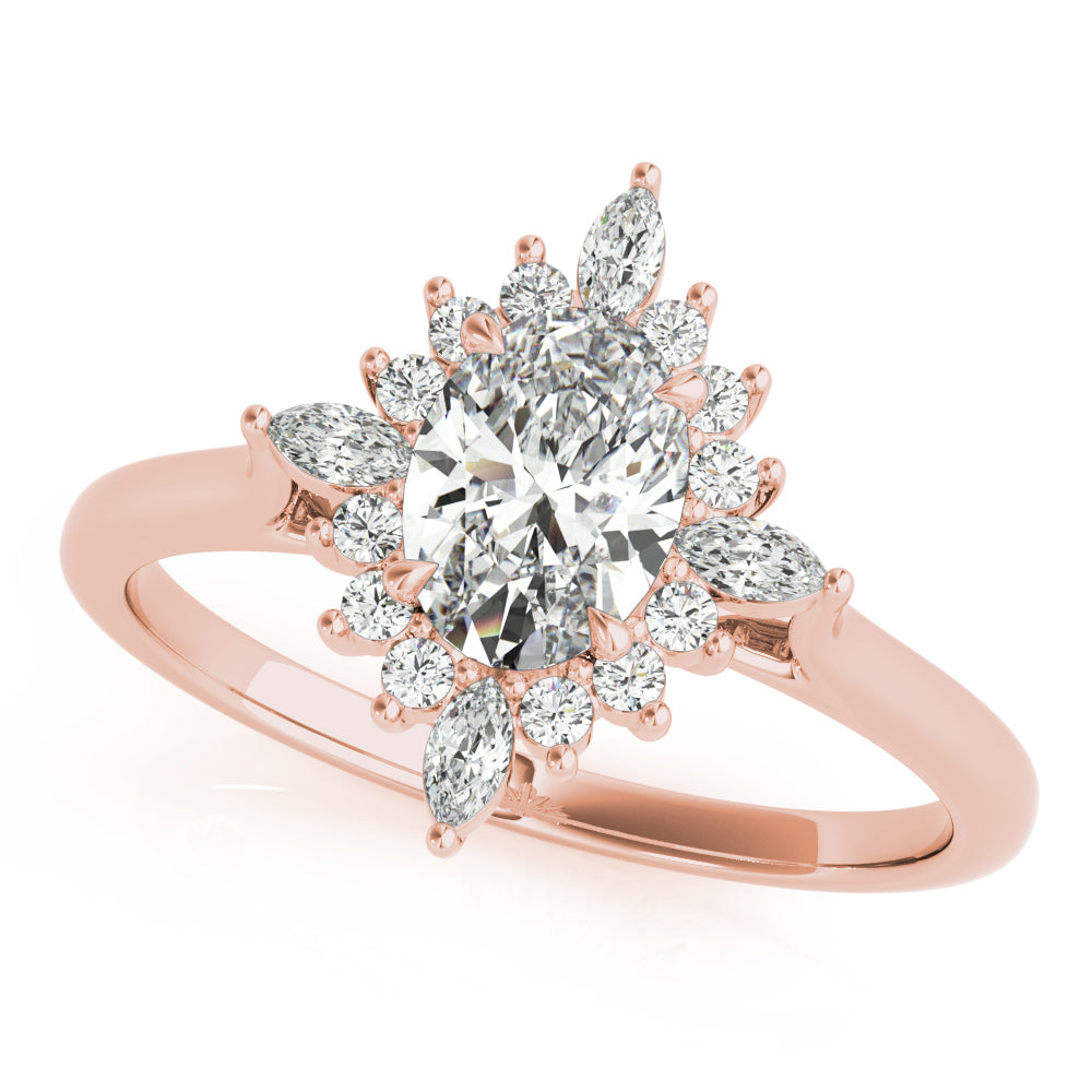 Cluster Starburst Diamond Engagement Ring (1/5 ct. tw.)