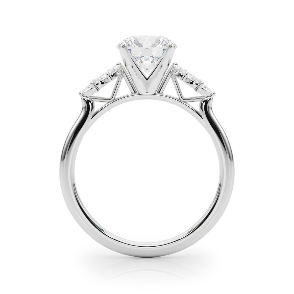 Floral Cluster Diamond Engagement Ring (1/3 ct. tw.)