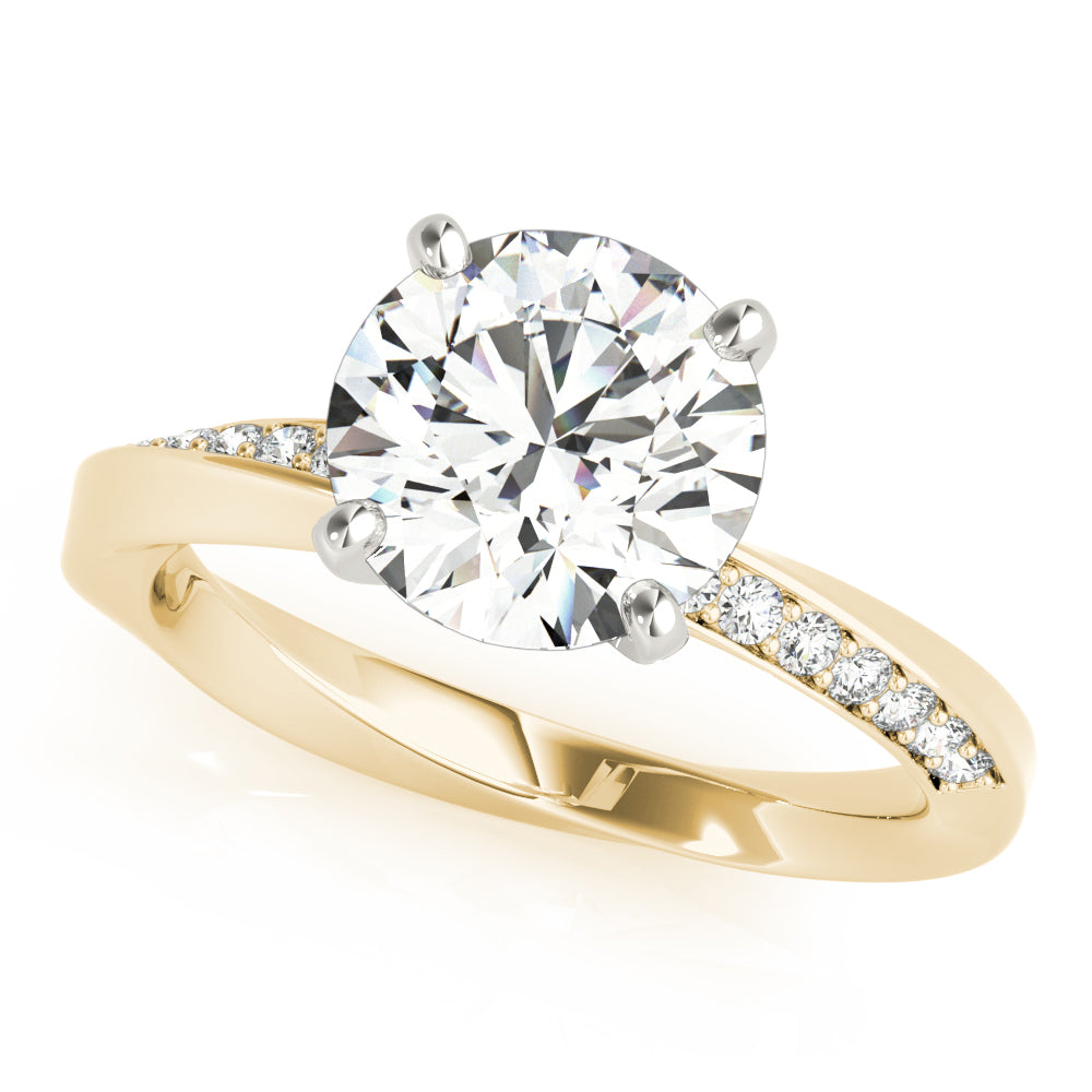Channel-Set Diamond Engagement Ring (1/8 ct. tw.)