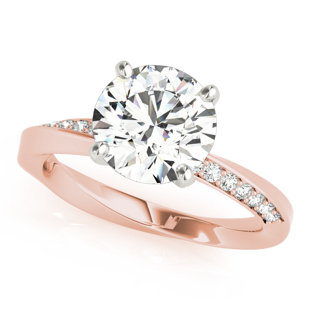 Channel-Set Diamond Engagement Ring (1/8 ct. tw.)