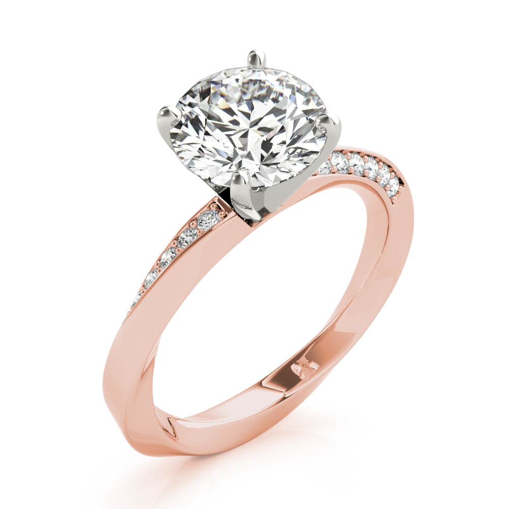 Channel-Set Diamond Engagement Ring (1/8 ct. tw.)