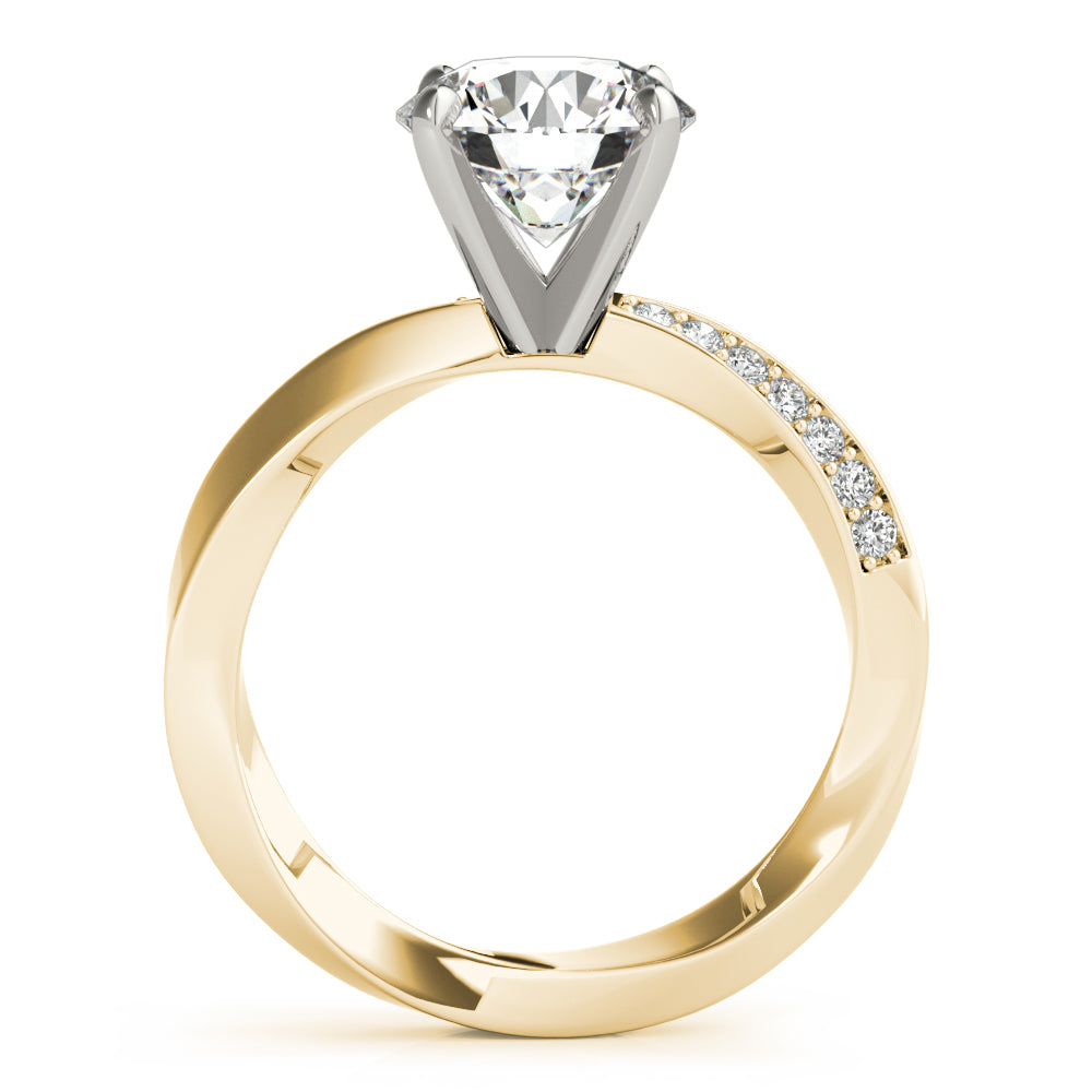 Channel-Set Diamond Engagement Ring (1/8 ct. tw.)