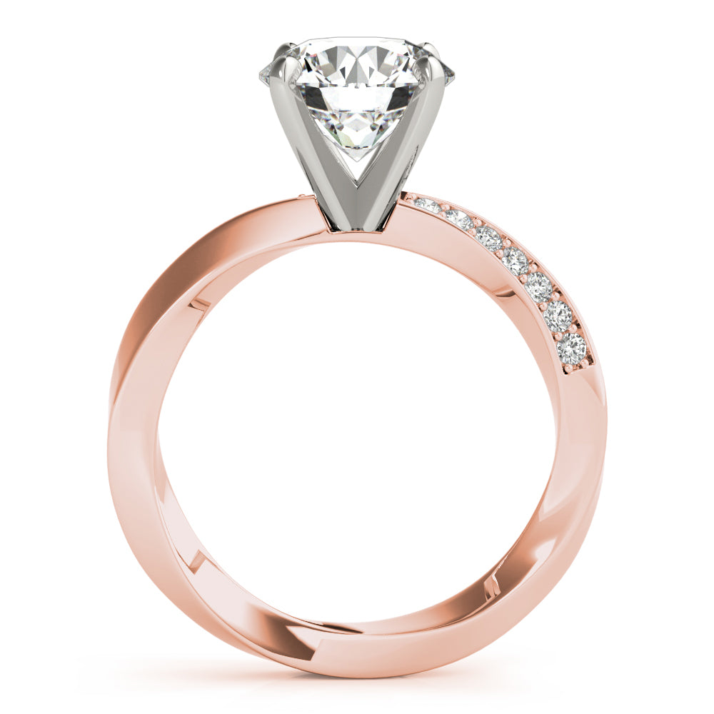 Channel-Set Diamond Engagement Ring (1/8 ct. tw.)