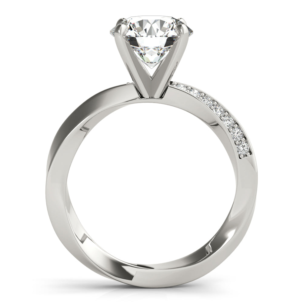 Channel-Set Diamond Engagement Ring (1/8 ct. tw.)