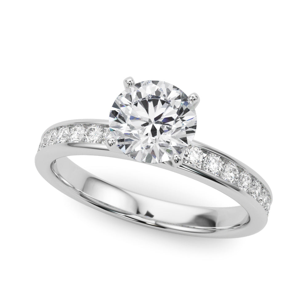 Classic Channel-Set Diamond Engagement Ring (1/3 ct. tw.)