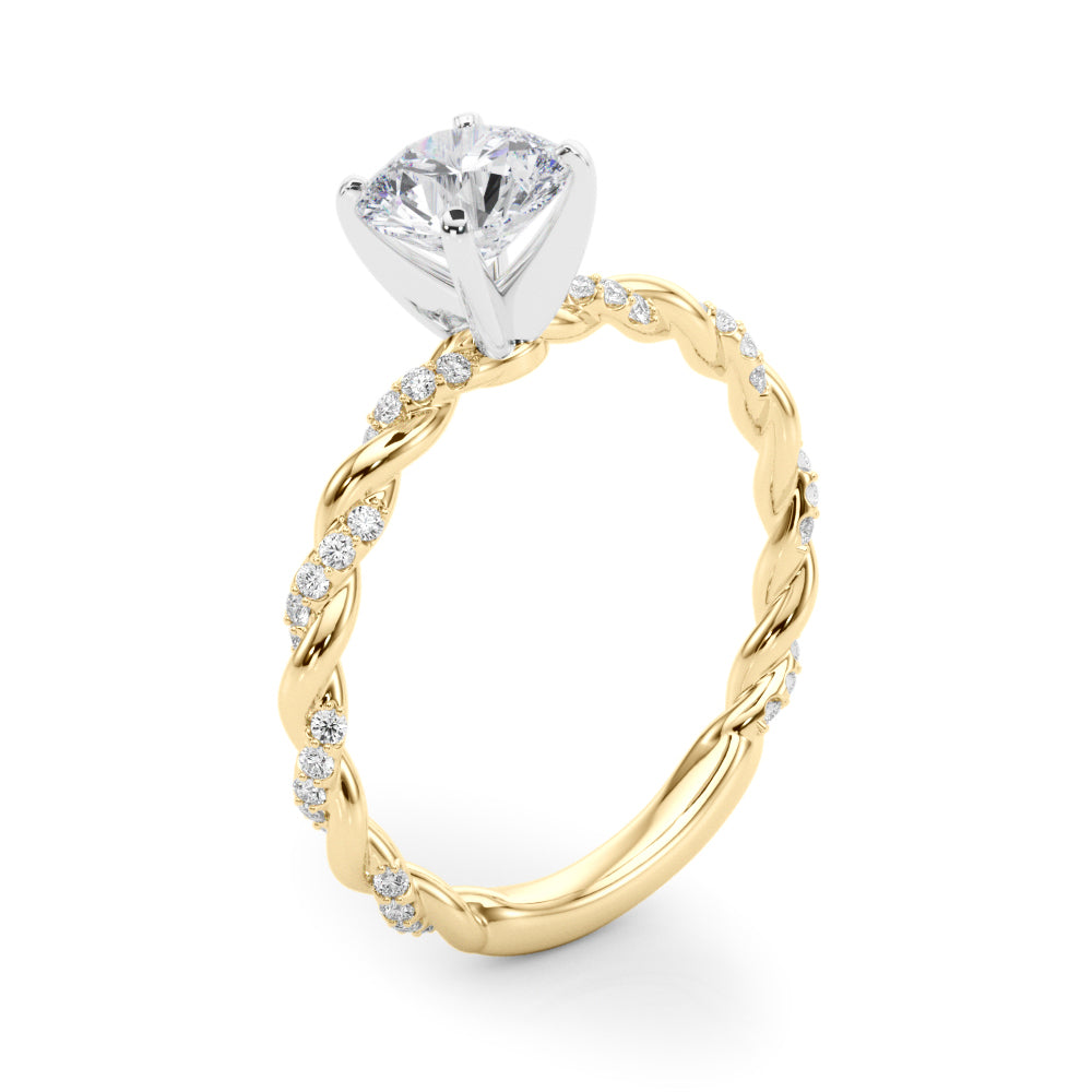 Petite Twist Diamond Engagement Ring (1/5 ct. tw.)