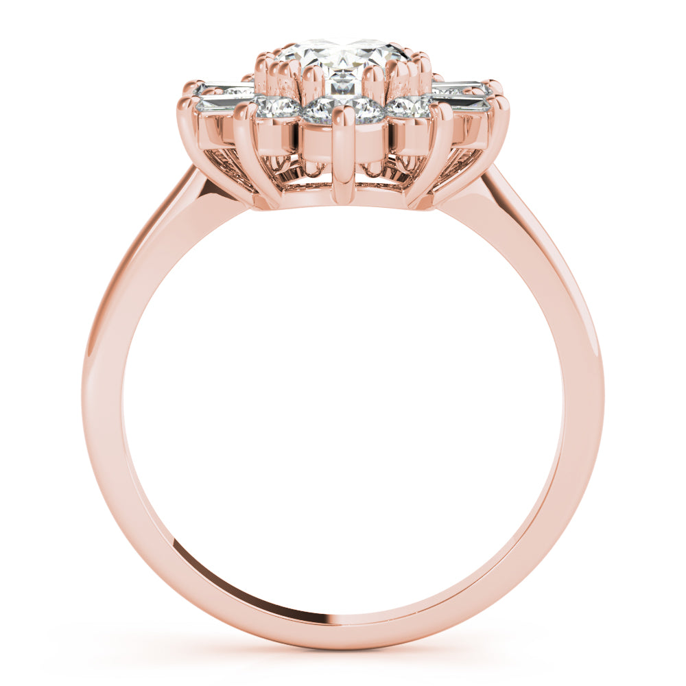 Cluster Diamond Engagement Ring (1/2 ct. tw.)