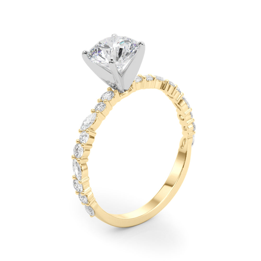 Petite Prong-Set Diamond Engagement Ring (3/8 ct. tw.)