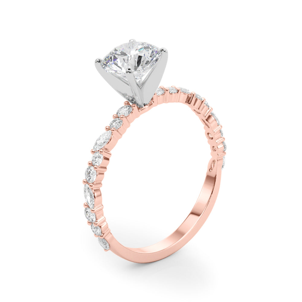 Petite Prong-Set Diamond Engagement Ring (3/8 ct. tw.)