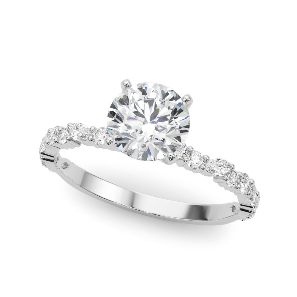 Petite Prong-Set Diamond Engagement Ring (3/8 ct. tw.)