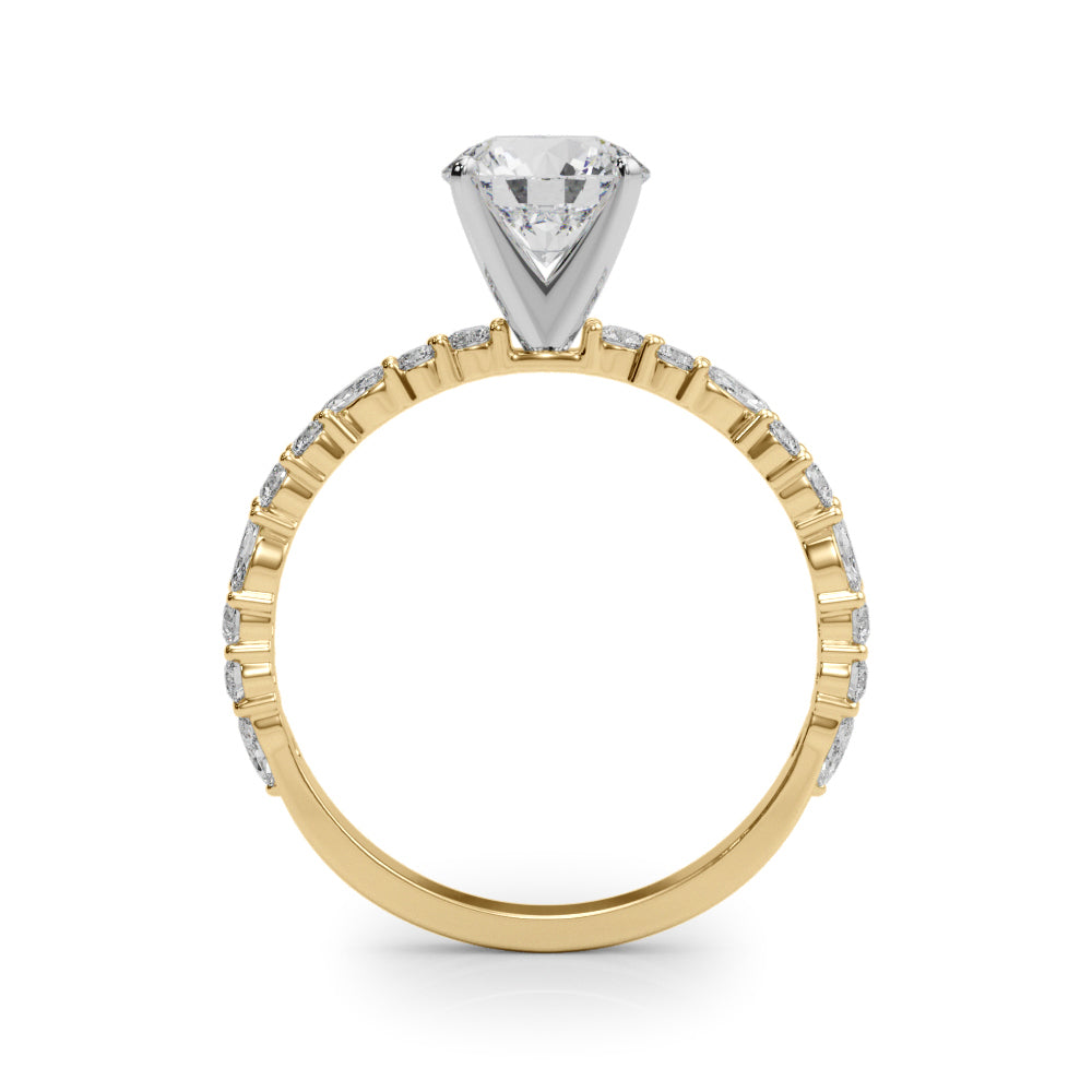 Petite Prong-Set Diamond Engagement Ring (3/8 ct. tw.)