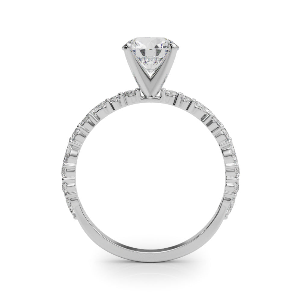 Petite Prong-Set Diamond Engagement Ring (3/8 ct. tw.)