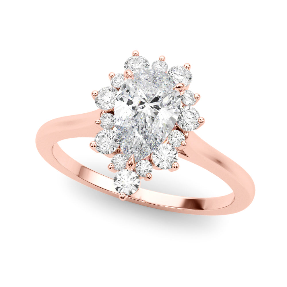 Classic Halo Diamond Engagement Ring (1/4 ct. tw.)