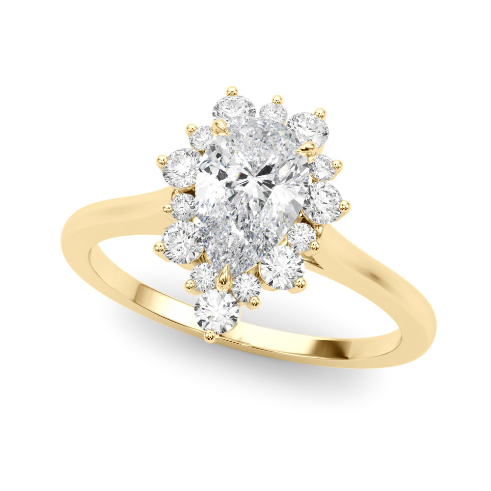 Classic Halo Diamond Engagement Ring (1/4 ct. tw.)