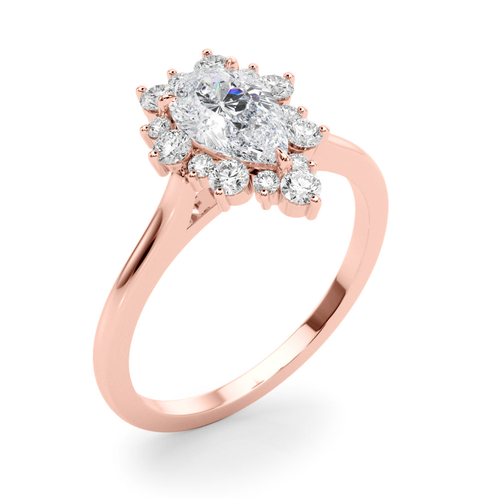 Classic Halo Diamond Engagement Ring (1/4 ct. tw.)