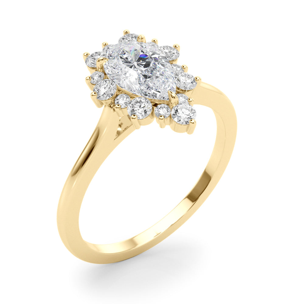 Classic Halo Diamond Engagement Ring (1/4 ct. tw.)