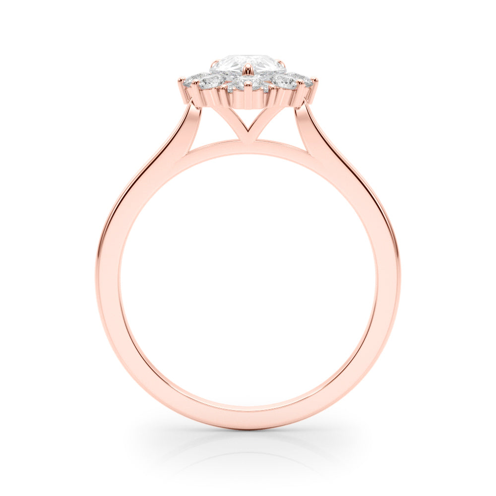 Classic Halo Diamond Engagement Ring (1/4 ct. tw.)