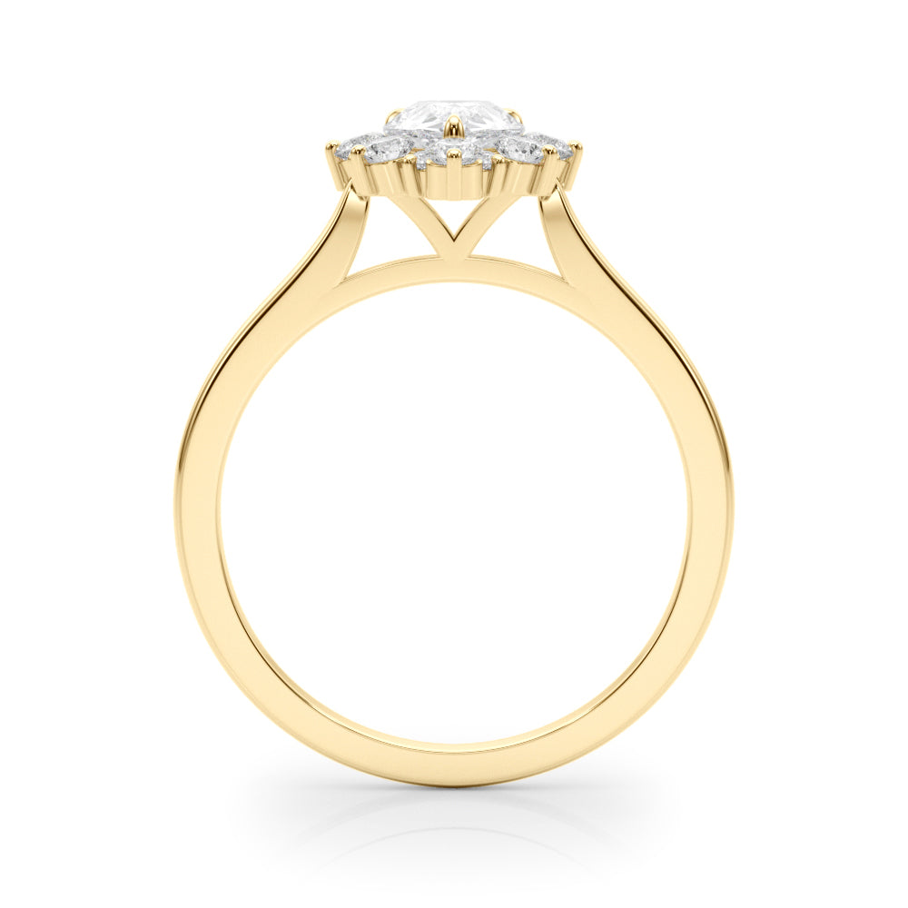 Classic Halo Diamond Engagement Ring (1/4 ct. tw.)