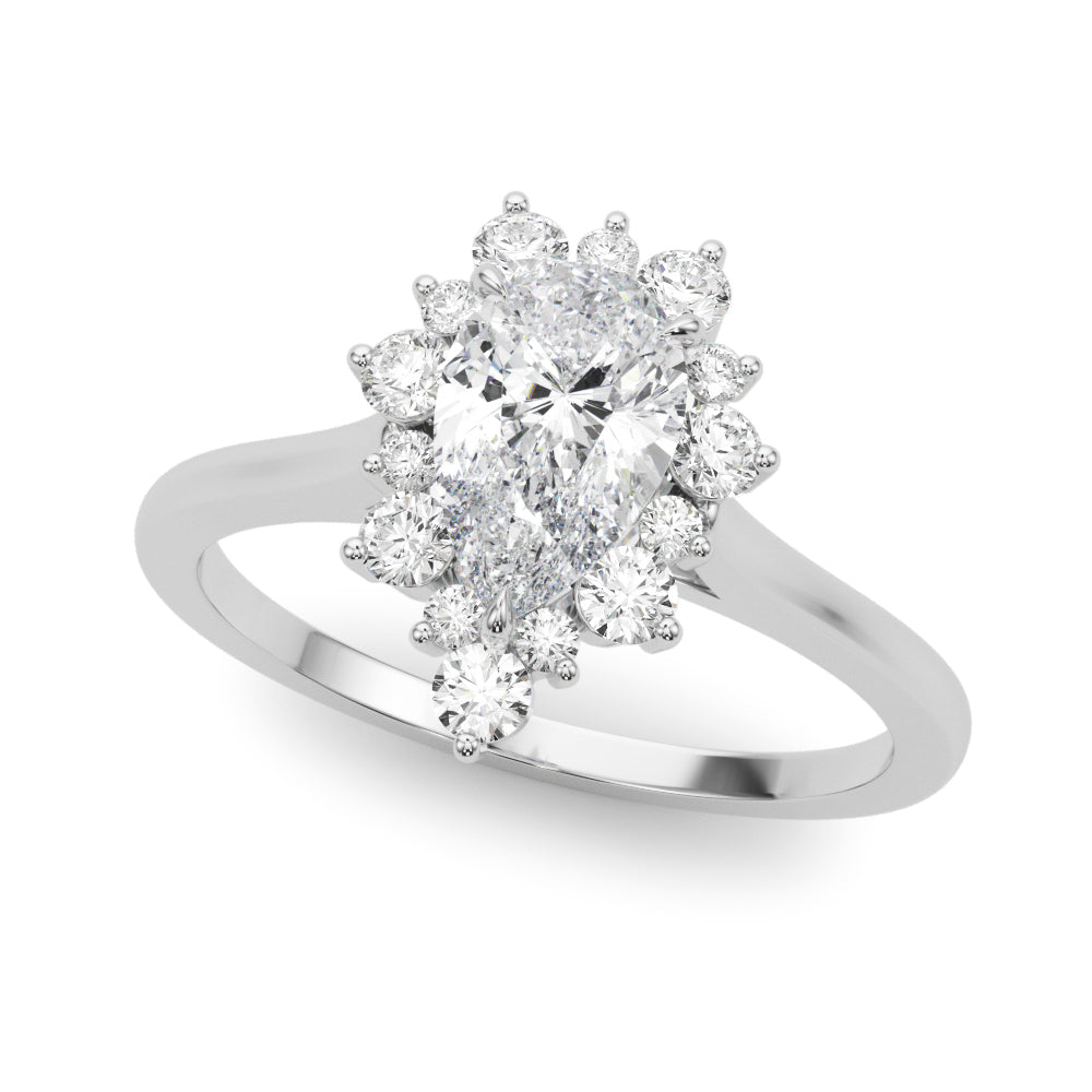 Classic Halo Diamond Engagement Ring (1/4 ct. tw.)