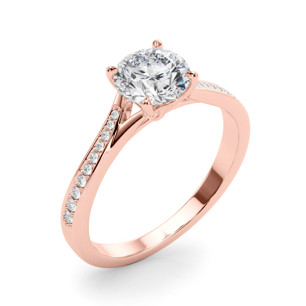 Channel-Set Diamond Engagement Ring (1/2 ct. tw.)