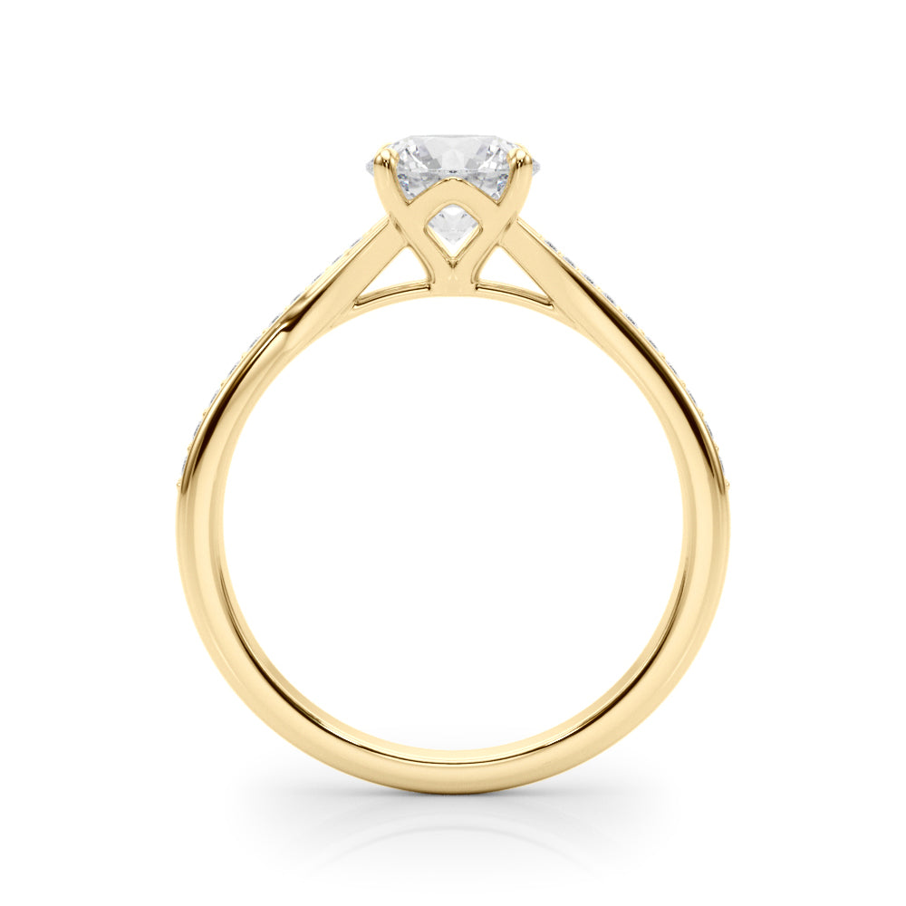 Channel-Set Diamond Engagement Ring (1/2 ct. tw.)