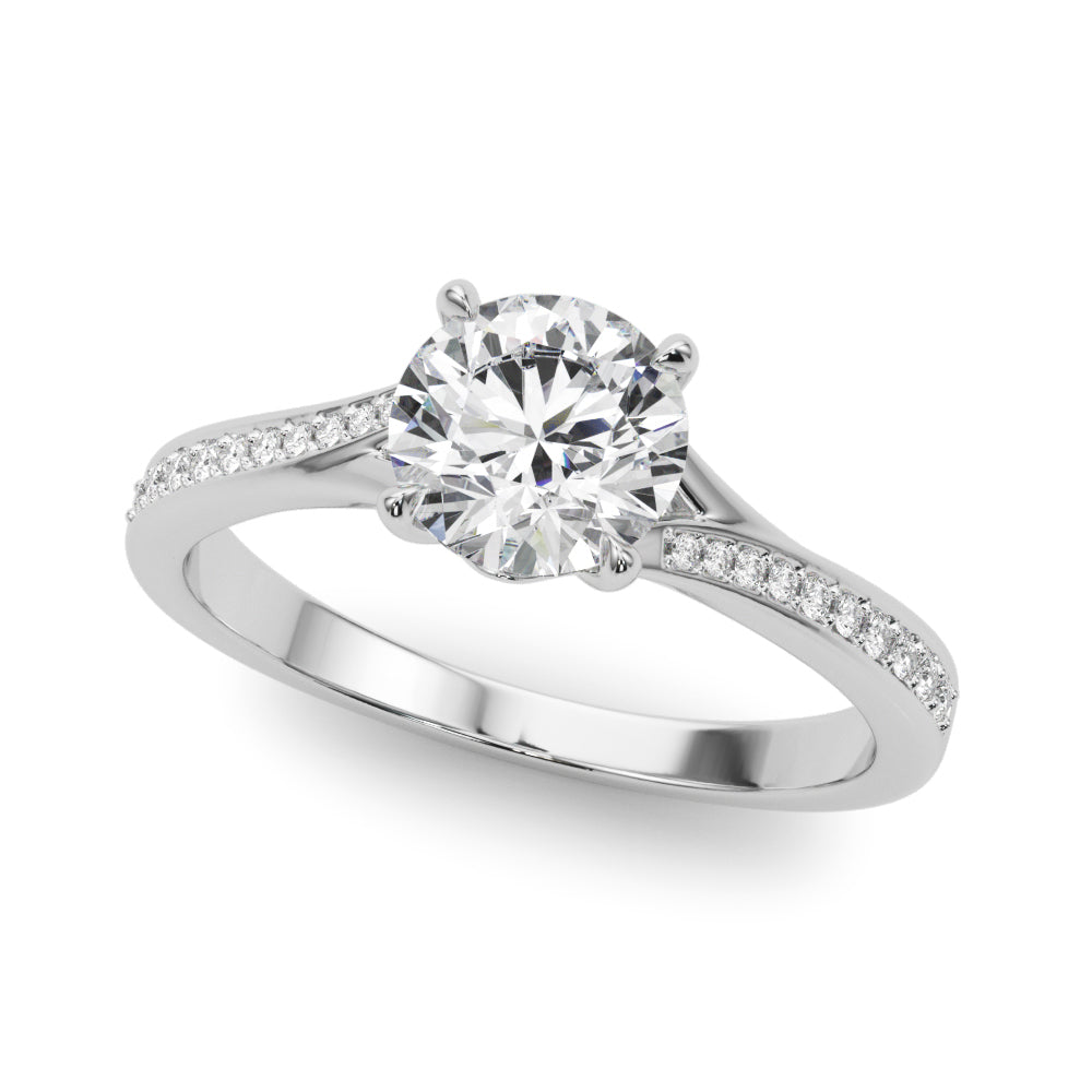 Channel-Set Diamond Engagement Ring (3/4 ct. tw.)