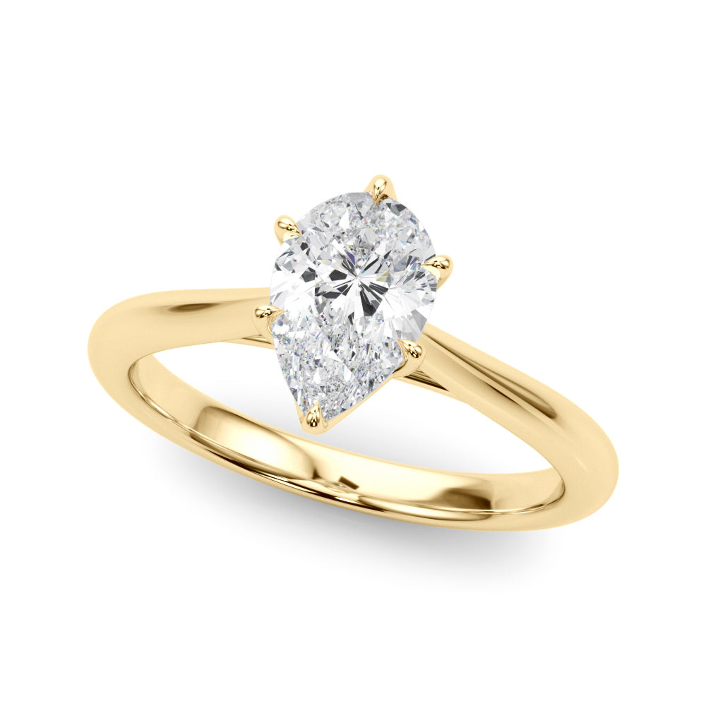 Classic Simple Solitaire Engagement Ring