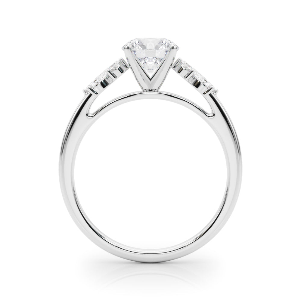 Romantic Cluster Diamond Engagement Ring (1/3 ct. tw.)
