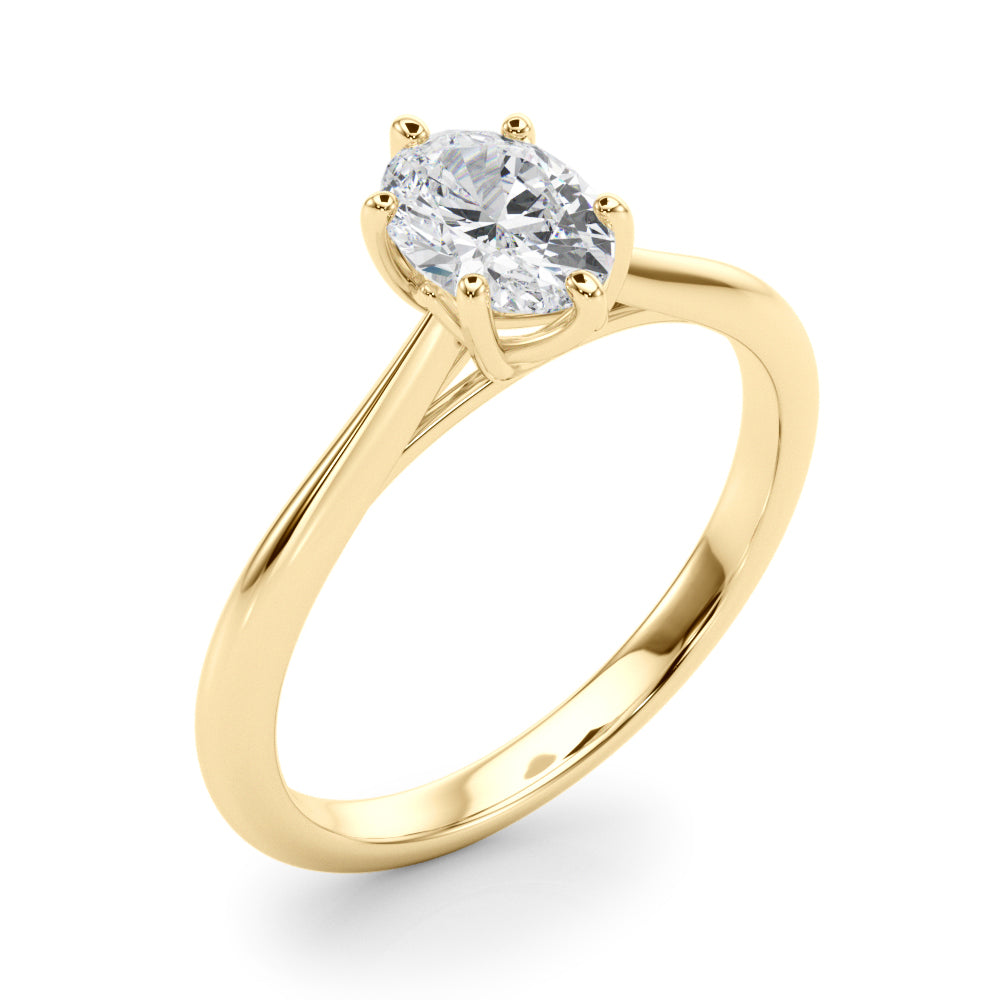 Classic Simple Solitaire Engagement Ring