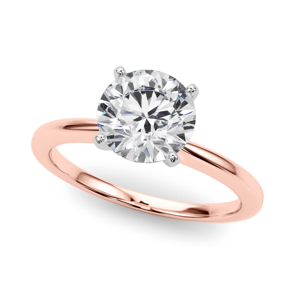 Classic Four-Prong Solitaire Engagement Ring