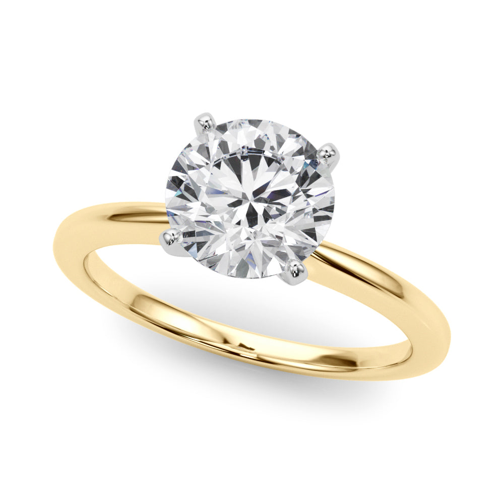 Classic Four-Prong Solitaire Engagement Ring