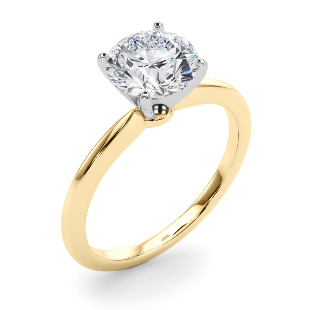Classic Four-Prong Solitaire Engagement Ring