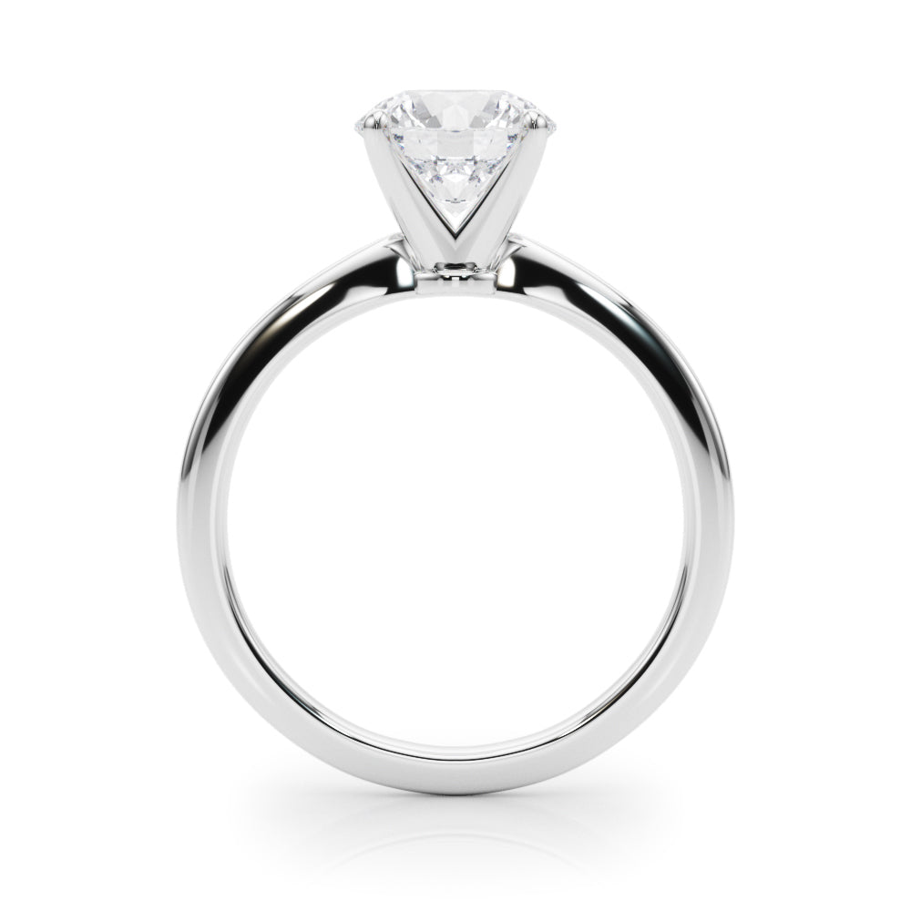 Classic Four-Prong Solitaire Engagement Ring