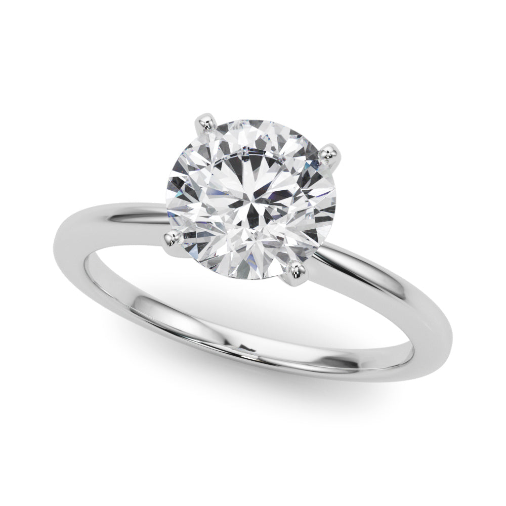 Classic Four-Prong Solitaire Engagement Ring