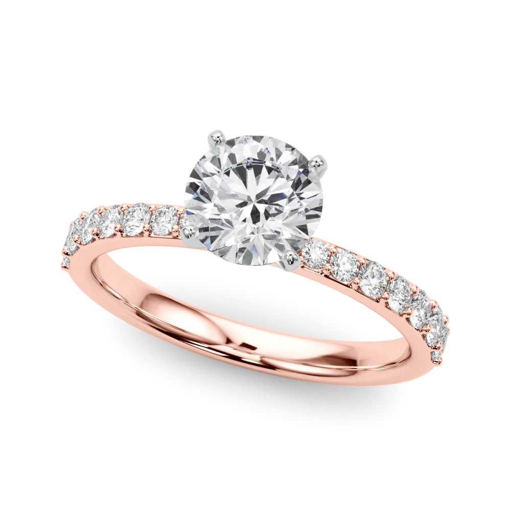 Classic Pavé Diamond Engagement Ring (1/3 ct. tw.)