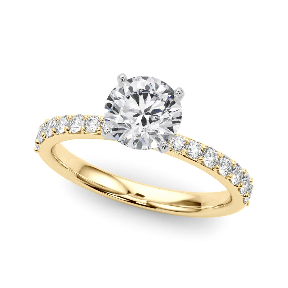 Classic Pavé Diamond Engagement Ring (1/3 ct. tw.)
