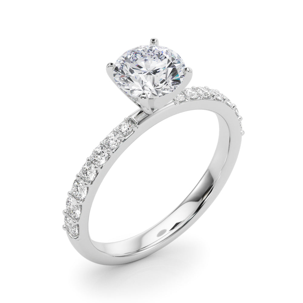 Classic Pavé Diamond Engagement Ring (1/3 ct. tw.)