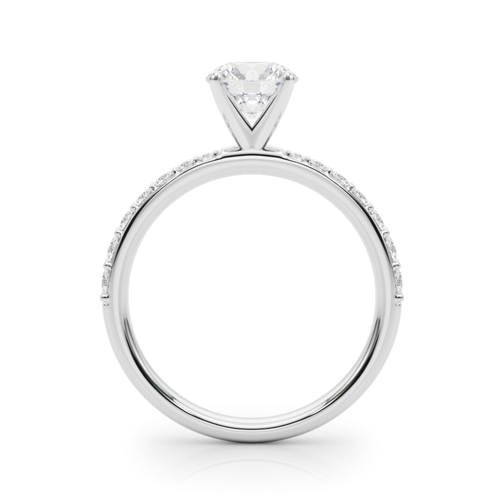 Classic Pavé Diamond Engagement Ring (1/3 ct. tw.)