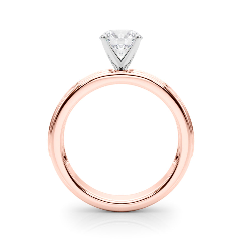 Channel-Set Diamond Engagement Ring (1/2 ct. tw.)