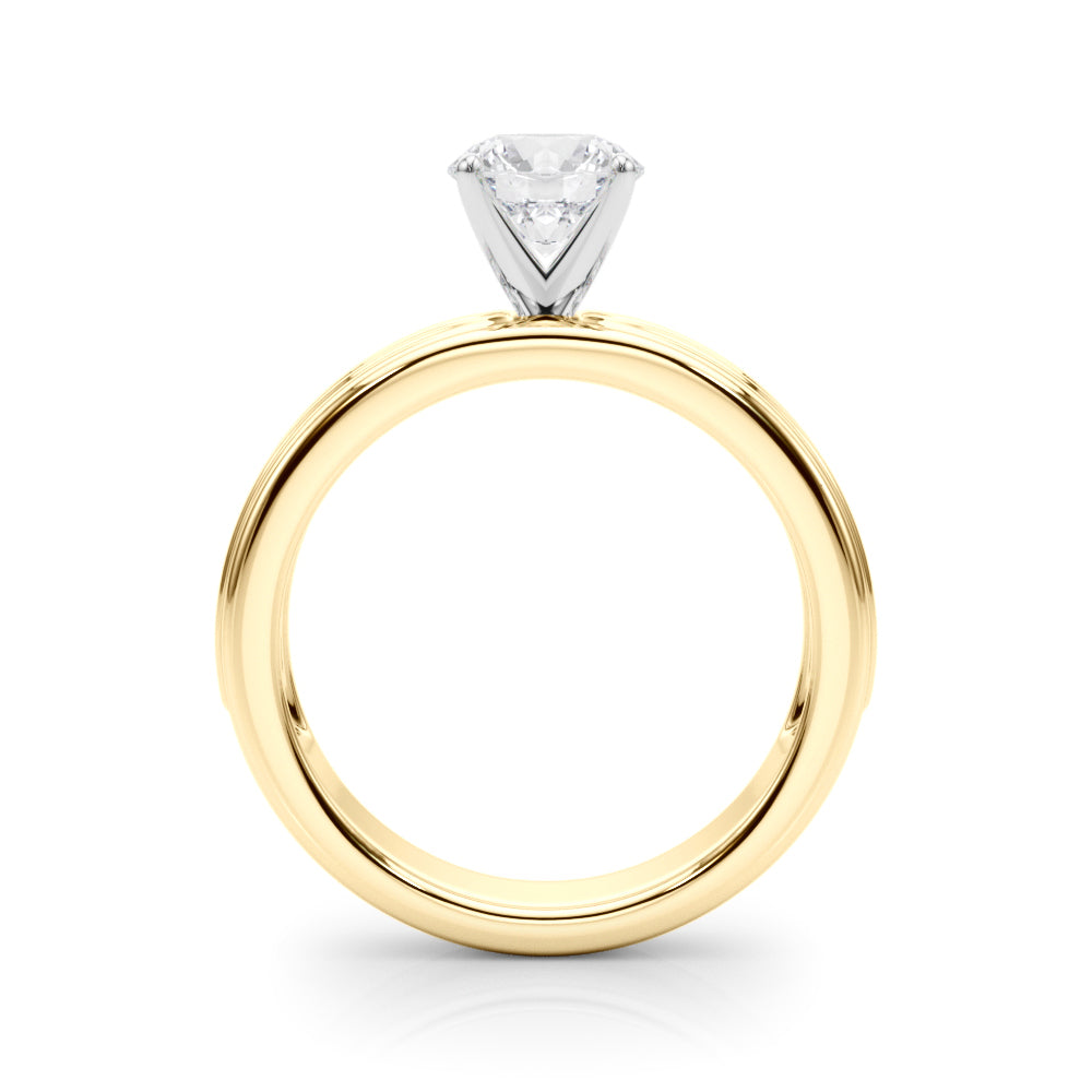 Channel-Set Diamond Engagement Ring (1/2 ct. tw.)