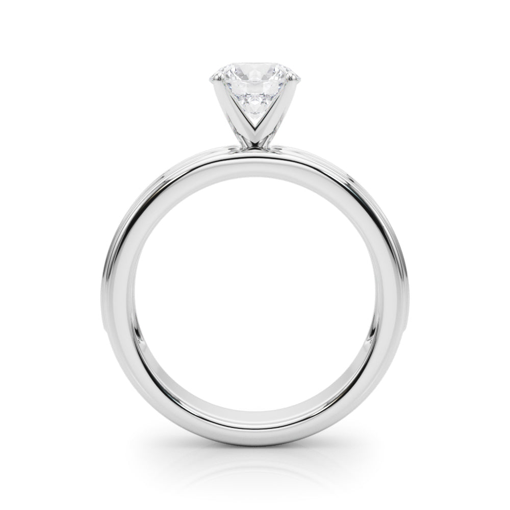 Channel-Set Diamond Engagement Ring (1/2 ct. tw.)